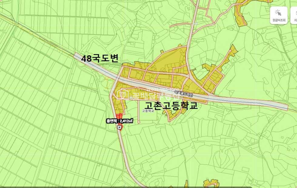 경기 김포시 고촌읍 태리 2차선접 개발제한구역 전 농가창고할분 고촌고등학교인근 매매 매물번호 10341 사진 4