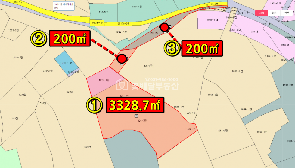 경기 김포시 고촌읍 태리 [김포고촌꽃배달부동산공인중개사사무소] 김포토지매매, 그린벨트 잡종지, 창고(단순보관, 동식물관련시설), 급매 매매 매물번호 10099 사진 3
