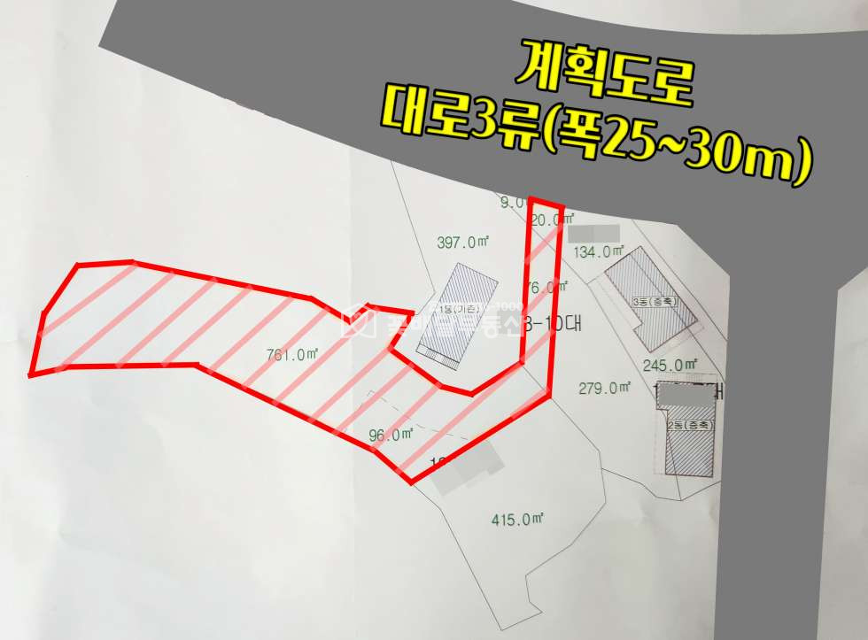경기 김포시 하성면 원산리 [김포꽃배달부동산] 원산리 공장창고 신축부지, 4차선도로에서 바로진입가능 매매 매물번호 10197 사진 2