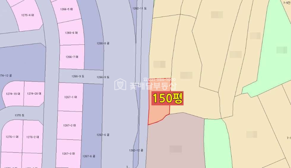 경기 김포시 운양동 [김포꽃배달부동산] 대로변 도로 길게접한 토지 일부매매 150평, 입지, 미래가치 좋아요 매매 매물번호 10209 사진 3