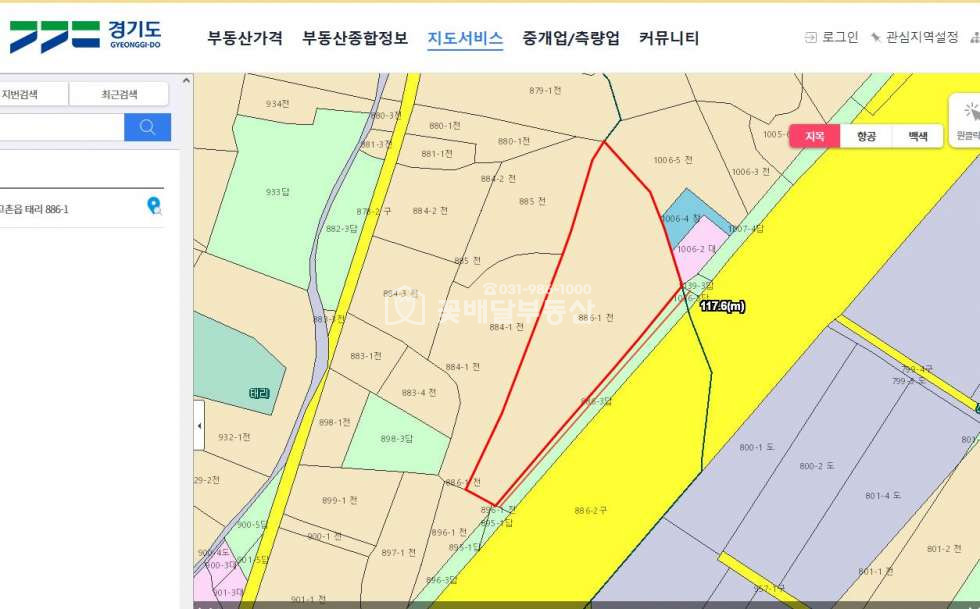 경기 김포시 고촌읍 태리 [김포꽃배달부동산] 개발제한구역, 전기차충전소후보지 추천 사두실분 매매 매물번호 10249 사진 6